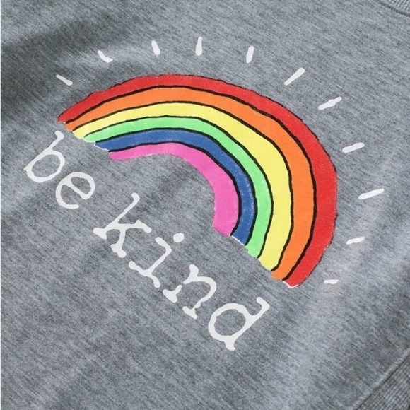 Brand new Grey “Be Kind” Long Sleeve Sweater Shirt Sz XL - Picture 2 of 5